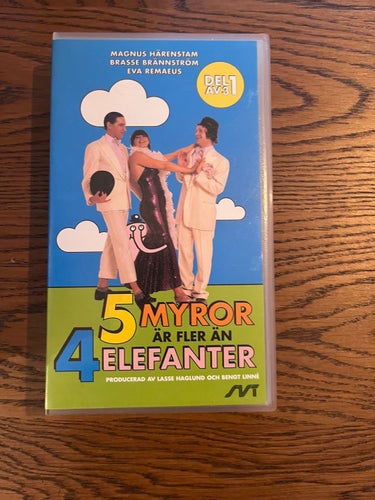 VHS: 5 myror är fler än 4 elefanter Del 1 av 3