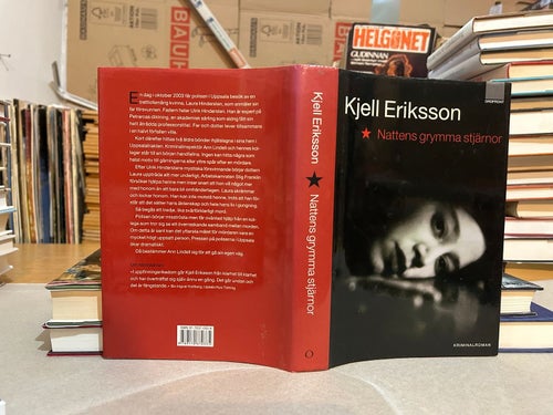 Nattens grymma stjärnor av Kjell Eriksson. signerad. Very Fine plus