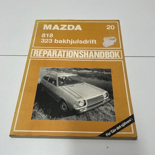 MAZDA 818 323 bakhjulsdrift REPARATIONSHANDBOK