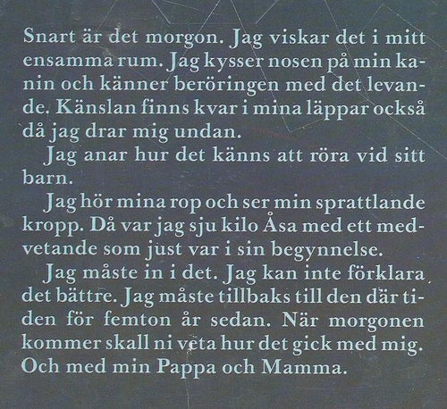 ÅSAS JOURNAL - Gunnar Ohrlander ( INBUNDEN )
