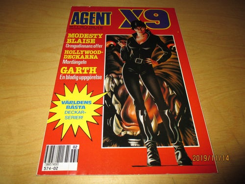 AGENT X9 NR 2 1991