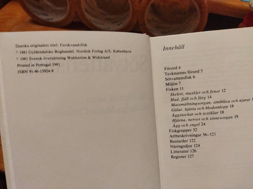 Sötvattensfisk av Jørgen Møller Christensen, Martin Camm. Bok. Very Fine plus