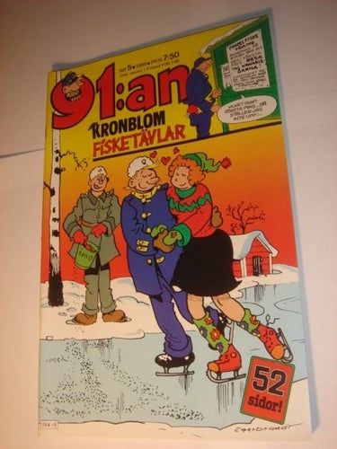 91:an (svensk) NY OLÄST Nr 5 1985 m Adresslapp
