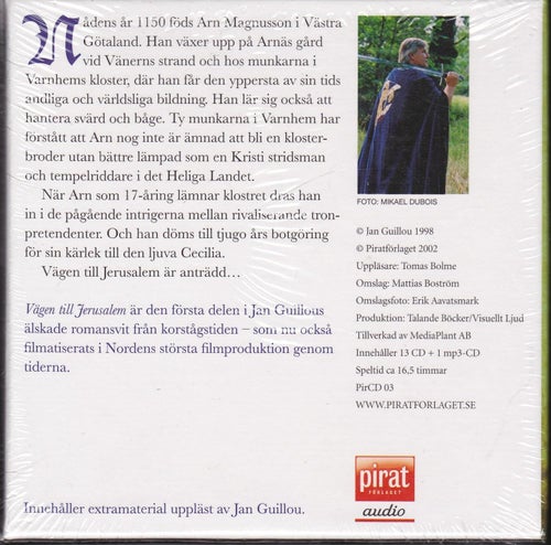 CD Ljudbok / Jan Guillou / Vägen Till Jerusalem / Ny & Inplastad