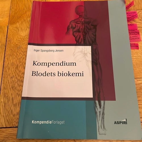 Kompendium Blodets biokemi av Inger Spangsberg Jensen