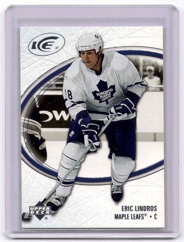 2005-06 UD Ice Eric Lindros #92 Toronto Maple Leafs