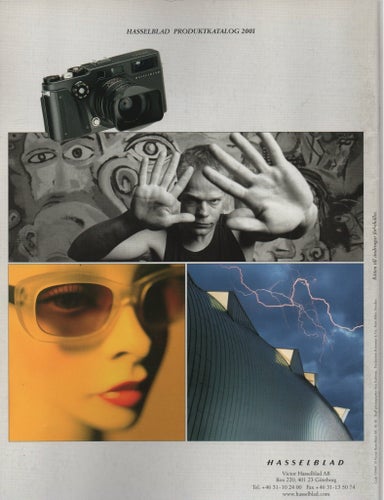 Hasselblad produkt-katalog 2001