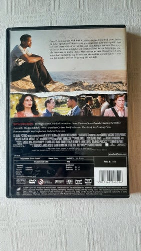 Seven Pounds (DVD), år 2008. Drama. Will Smith.