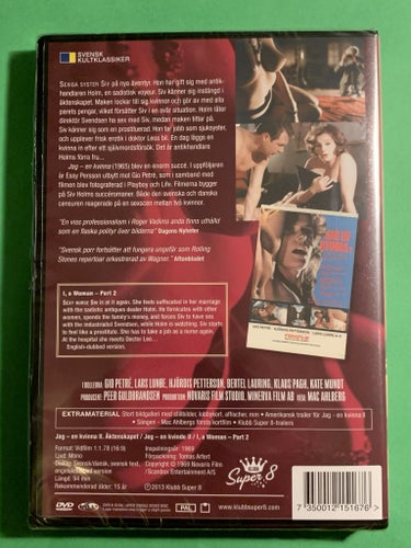 JAG, EN KVINNA 2 - Äktenskapet (1968) NY inplastad DVD, (I, a Woman) Mac Ahlberg