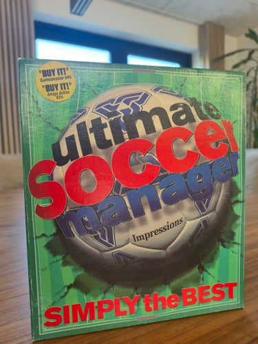 Ultimate Soccer Manager PC Spel, Big Box, 1995