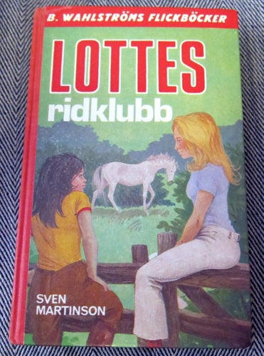 Sven Martinson Lottes ridklubb B. Whalströms Flickböcker