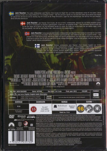 JACK REACHER - DVD (INPLASTAD)