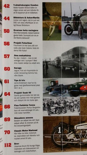 Classic Motor nr 1 2014: Aston Martin DB2, Austin-Healey 3000, Corvette C3 1976