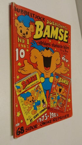 Bamse 1983 nr 1. Jubileums 1973-1983