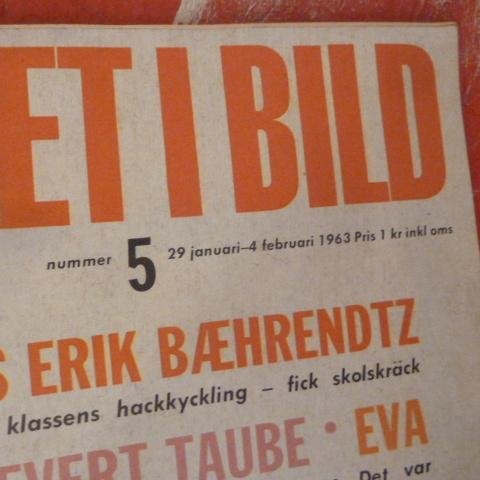 NYA FOLKET I BILD, NR 5 - 1963, TIDNING