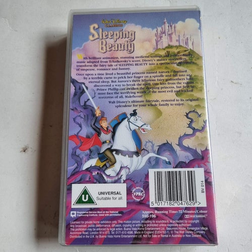 Sleeping Beauty Disney Classics VHS film