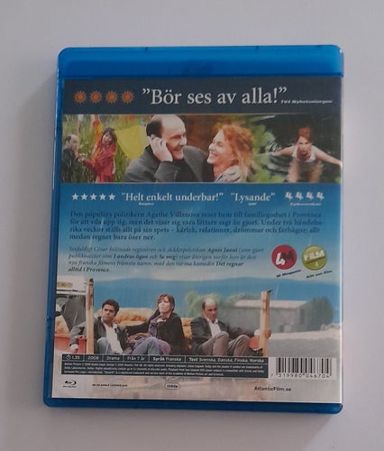 Det regnar alltid i Provence Blu-ray / 2008 / Agnès Jaoui / Sv Text / Fint Skick
