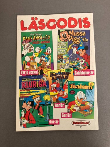 Duck Tales nr 2 1992 + Piff och puff Räddningspatrullen