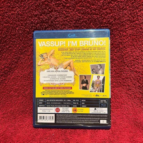 Blu-ray - Bruno (Sacha Baron Cohen) - Mycket Fint Skick