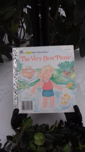Barnbok på engelska Öva språket The very best picnic A first little Golden Book