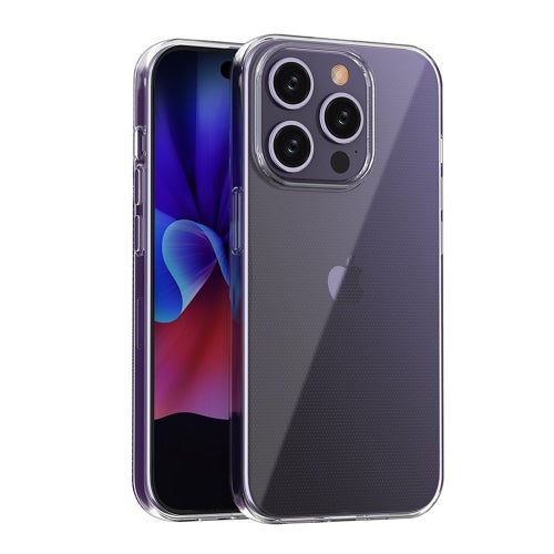 [Paket] iPhone 15 Pro Max - Skal + 9H Härdat Glas Skärmskydd - Transparent