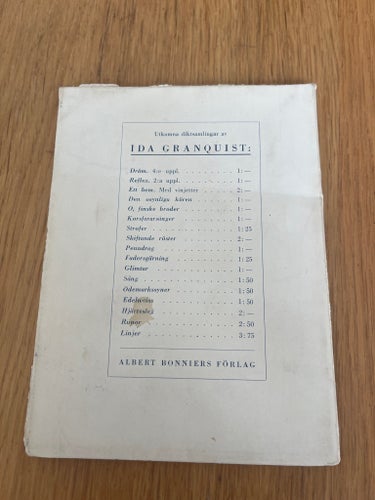 Från Fjällvidden av Ida Granquist, 1934