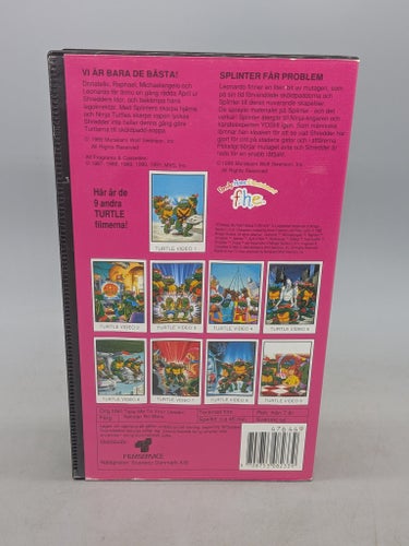 Teenage Mutant Hero Turtles - Vi är bara de bästa - Svenskt tal - VHS