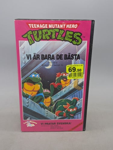 Teenage Mutant Hero Turtles - Vi är bara de bästa - Svenskt tal - VHS