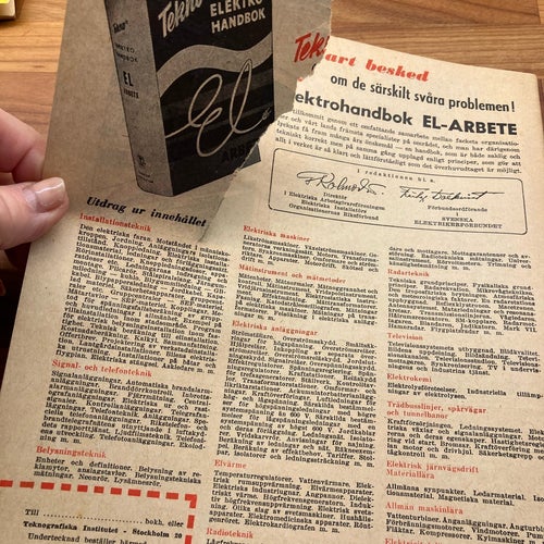 Teknik för Alla, 1954