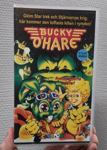 Bucky O'Hare - Rymdpaddorna anfaller (1991) VHS svenskt tal