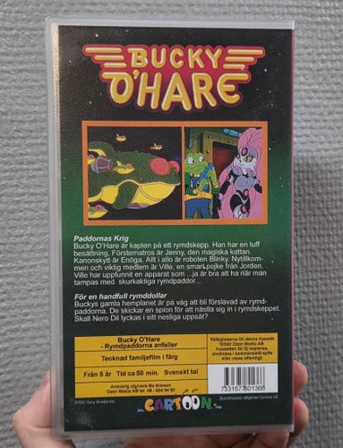 Bucky O'Hare - Rymdpaddorna anfaller (1991) VHS svenskt tal