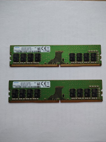16 GB Samsung 2*8GB 1Rx8 PC4-2666V-UA2-11