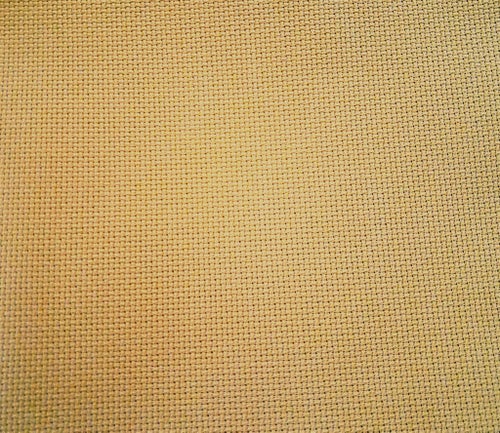 Aida broderiväv, beige, 5,4 rutor/cm, 150 X 65 cm