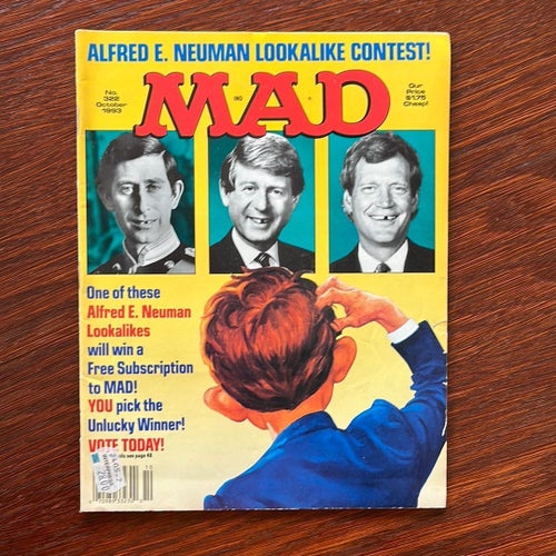 MAD Alfred E. Neuman Lookalike Contest! October 1993
