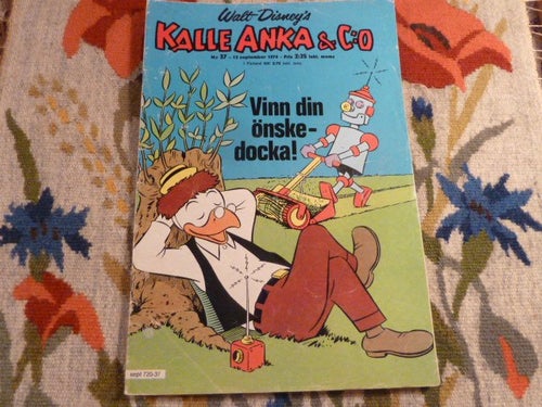 KALLE ANKA & C:O NR37, 1974,
