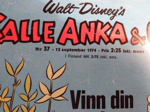 KALLE ANKA & C:O NR37, 1974,
