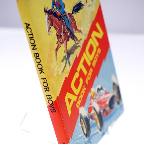Purnell Action Book for boys 1969-English illustrated children's book-466g