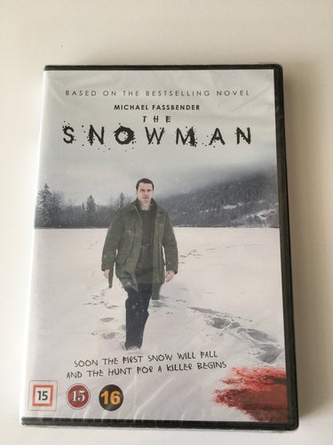 The Snowman (Michael Fassbender, 2017), DVD inplastad