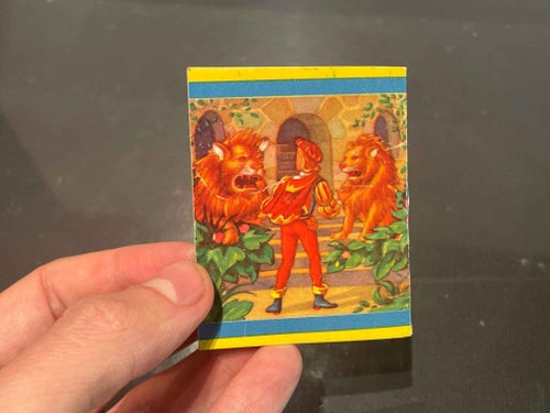 Antik Mini-bok Livets vatten - sagobok illustrerad