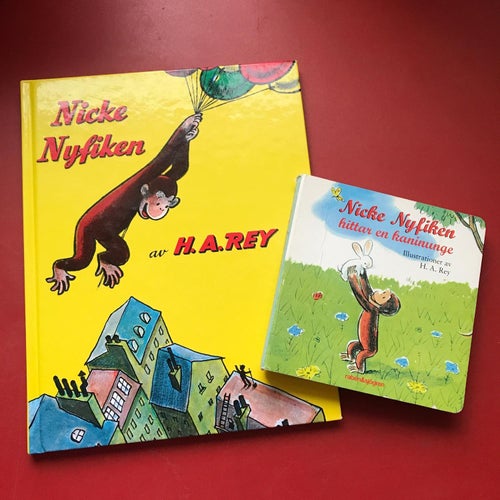 NICKE NYFIKEN + NNICKE NYFIKEN HITTAR EN KANINUNGE Margret & H.A. Rey