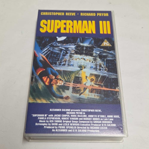 Superman III 3 VHS film