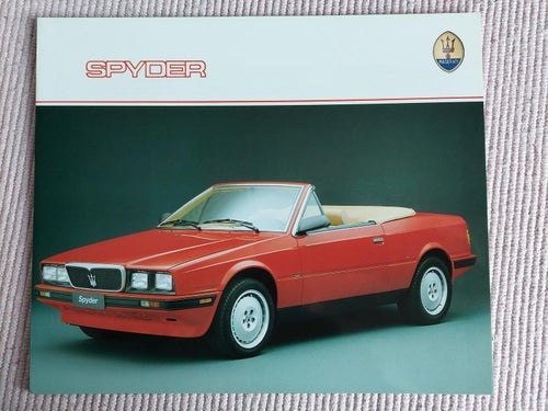 Maserati Spyder 1989 ? in english