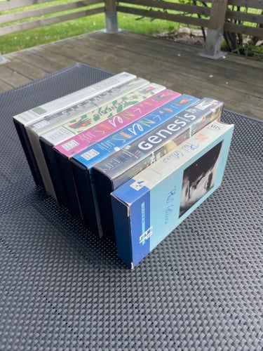 Genesis och Phil Collins VHS-samling - 7 videoband