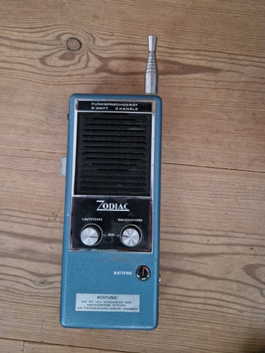 Zodiac Kommunikationsradio 2 Watt 3 Kanaler