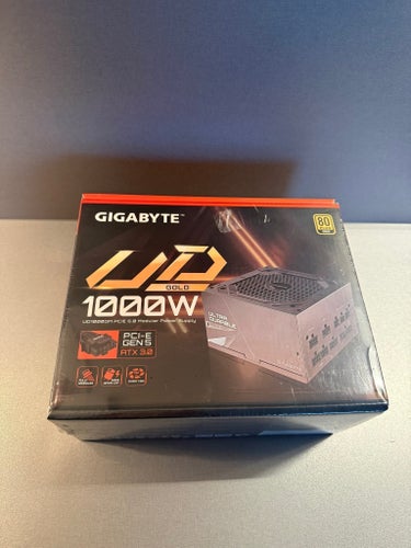 Nytt GIGABYTE UD1000GM PCIE 5.0 Modulärt Nätaggregat 1000W