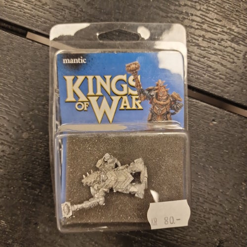 Kings of War Abyssal Dwarf King figur