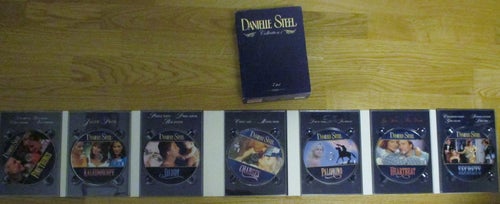 Danielle Steel, DVD- box med 7 filmer, svensk text