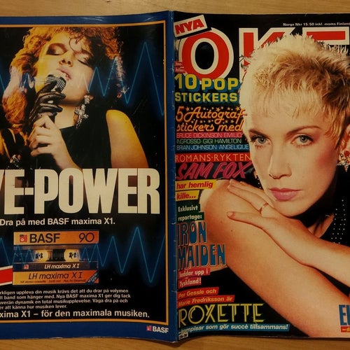 OKEJ 1986 nr 20 Samantha Fox Gigi Hamilton Michael Jackson Nia Peeples Fame
