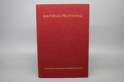 Materialprovning Hermods Korrespondensinstitut 1943