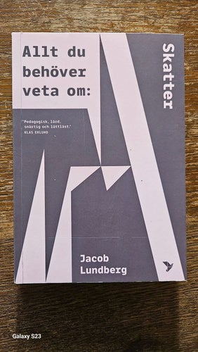 Allt du behöver veta om: skatter, Jacob Lundberg